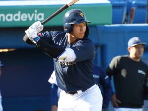 【神ドラフト】阪神 立石正広を1位指名! 3球団競合で藤川監督が残りクジ引き当てる!